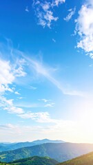 Obraz premium Captivating sunrise over majestic mountains scenic landscape nature photography vibrant sky panoramic view tranquil atmosphere