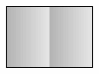 Book, empty, neutral gray rectangle graphic for design