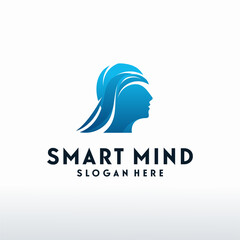 Modern Smart Mind logo designs concept vector, Head Care logo template