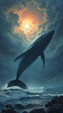 Sea creature that swallowed prophet Jonah in nineveh