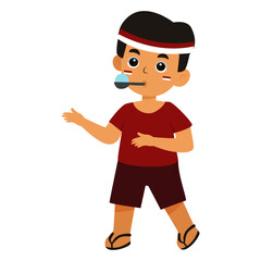 Traditional Games in Indonesia Independence Day