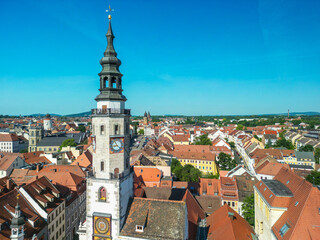The city of Goerlitz in Saxony, Germany, a historic city on the border with Poland
