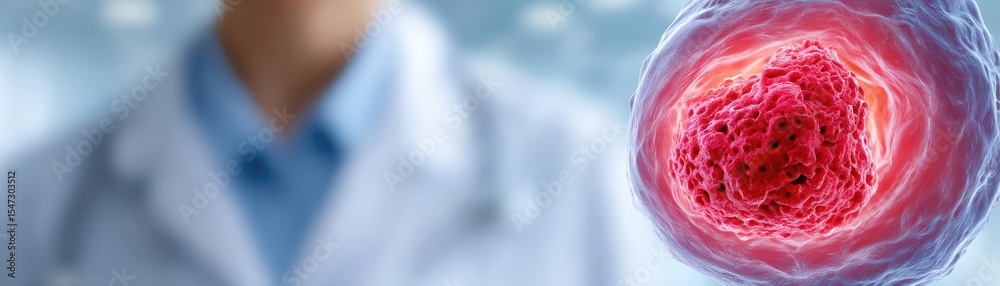 Poster gallbladder issue from blockage and infection concept. close-up of a medical professional examining 