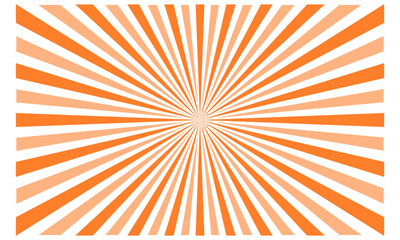 orange sunburst background