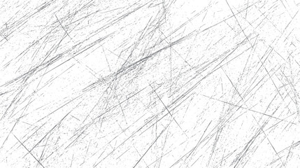 Gray Scratch Texture Background Light Gray Scratched Surface Grunge Overlay White Lines Pattern vector