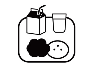 school icon 11C : icon, food, vector, illustration, set, symbol, sign, breakfast, design, cook, restaurant, cute, School, School Lunch, Lunch, Meal,