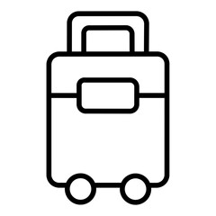 Suitcase icon design 