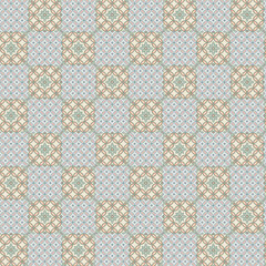 Abstract color poster seamless decorative pattern art vector illustration isolated on muted background	