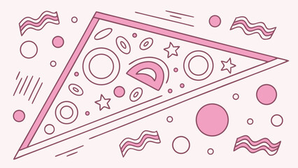 Modern Abstract Design with Colorful Shapes