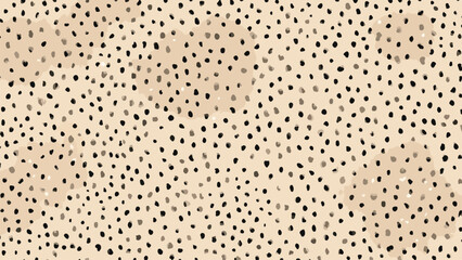 Abstract Beige and Black Irregular Dot Pattern Seamless Texture Background Design for Fashion Fabric Wallpaper Packaging Projects