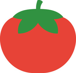 Tomato icon in flat style.