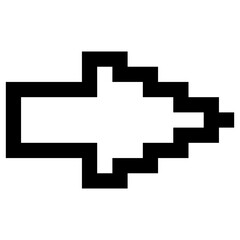 Obraz premium Next Arrow Pixel Art