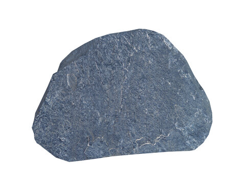 A flat, irregular-shaped slate stone with a rough surface texture