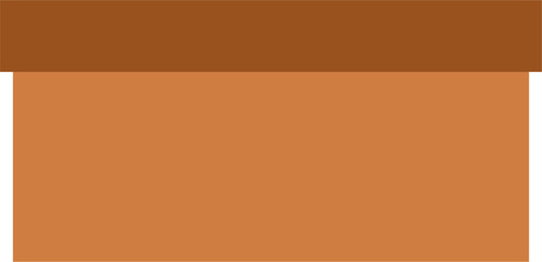 Terra Cotta Planter: Minimalist Soil Container Illustration