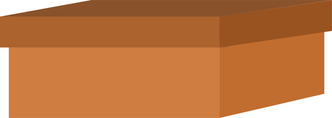 Simple Brown Box, Geometric Form
