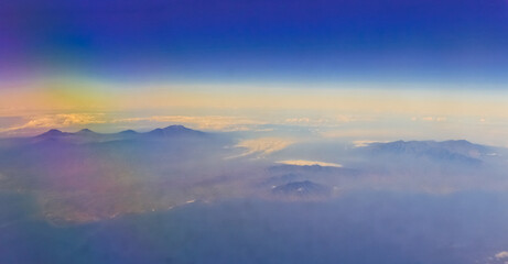 view from the sky volcano