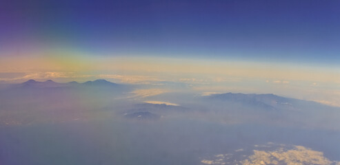 view from the sky volcano