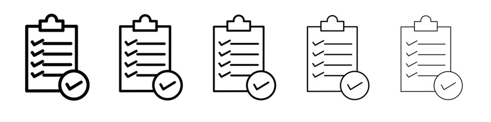 Inventory icon flat illustration set logo