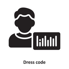 Dress code Vector Icon which can easily modify or edit