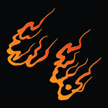fire flame japanese tattoo traditional