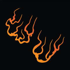 fire flame japanese tattoo traditional