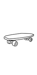 illustration of a skateboard © Ruci