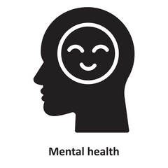 Mental health Vector Icon which can easily modify or edit