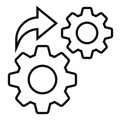 evacuation set line icon design. evacuation set thin black outline symbol vector illustration. editable stroke icon on transparent background.