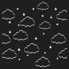 Cloud computing icon. Line, glyph and filled outline colorful version, abstract cloud outline and filled vector sign. Cloud icon.
