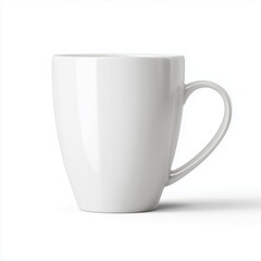 Obraz premium Elegant White Porcelain Mug , isolated on white background png