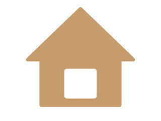 家のシルエット（ホームアイコン）