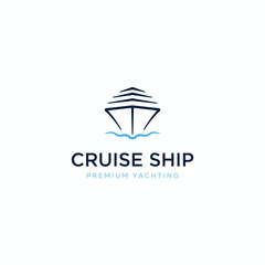 Cruise ship logo
