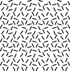 Simple Sprinkle Seamless Pattern. Colorful donut or cake glaze with sprinkle topping. Vector Illustration in scandinavian style.