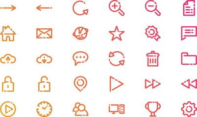 "Function Icon Set, UI Design Elements, Digital Symbols, Interface Graphics, Branding Illustrations"

