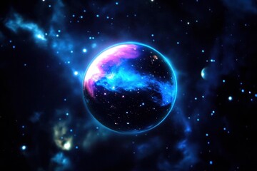 Obraz premium Soothsayer with crystal ball predicting fate through astrology and horoscope readings. Astrological background. predictions.