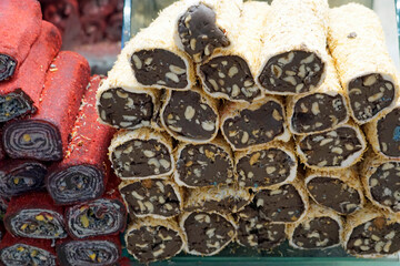 tasty turkish delights at the grand bazaar in istanbul