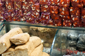 tasty turkish delights at the grand bazaar in istanbul