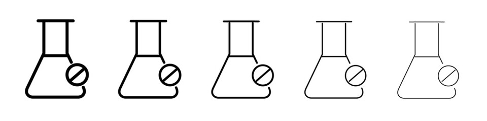 silicon free icon flat illustration set logo