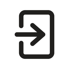 Enter Navigation Lineart Icon