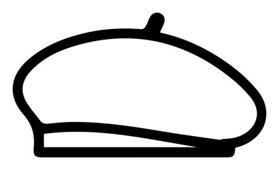 Charming vintage bonnet illustration for textile and design projects