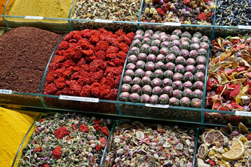 aromatic tea at the grand bazaar in istanbul