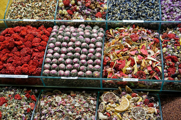 aromatic tea at the grand bazaar in istanbul