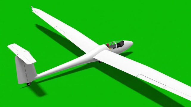wind turbine on green background