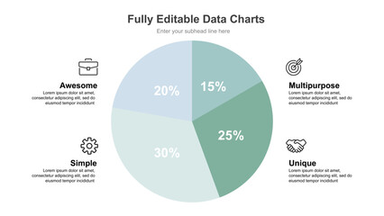 Fully Editable Data Charts for Business Presentations