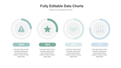 Fully Editable Data Charts for Business Presentations