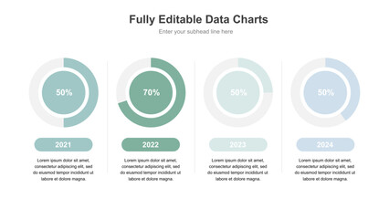 Fully Editable Data Charts for Modern and Elegant Presentations