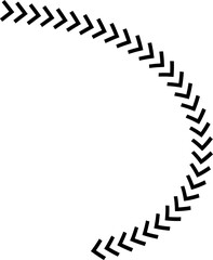 Wavy Curved Arrows Set – Hand Drawn Style Vector Illustration