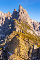 Dolomites mountains, Seceda, Italy