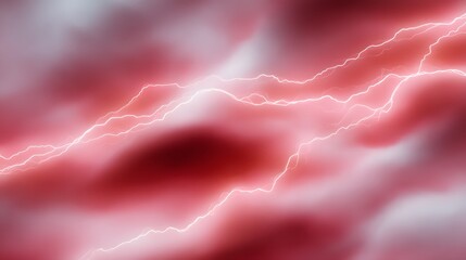Intense abstract storm of lightning and clouds