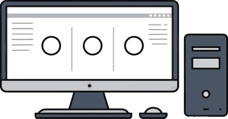 Efficient Desktop Computer System with User-Friendly Interface